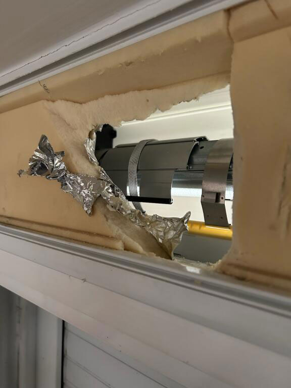 Décoffrage pour remplacement de moteur de volet roulant Bubendorf à Sartrouville 78500